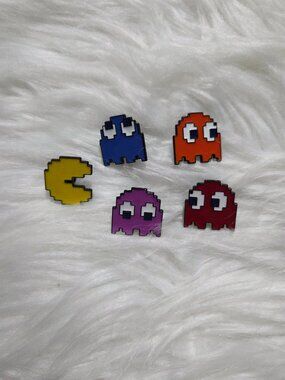 PacMan Pin Set